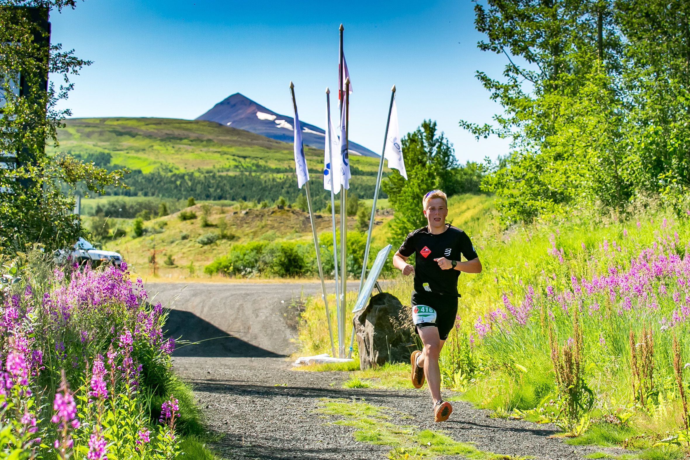 Einar rni Gslason sigurvegari  18 km